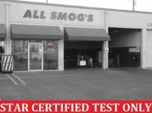 star certified smog test only station